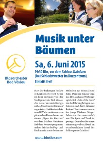 Musik-unter-Bäumen-Plakat-A4